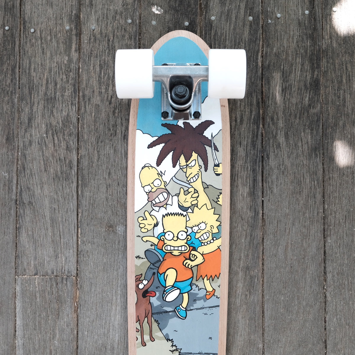 Simpsons Skateboard for our son (not for sale)